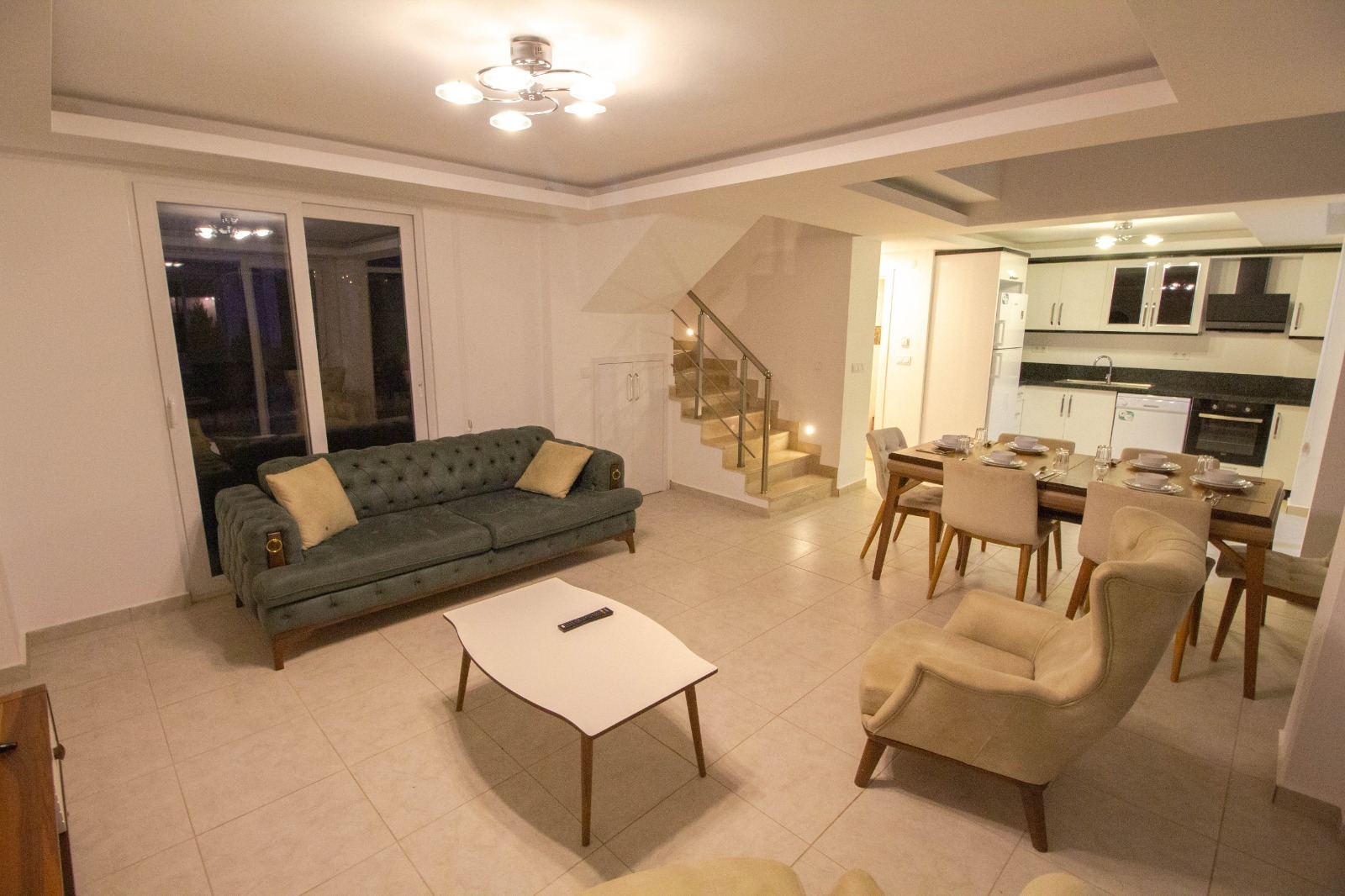 Contemporary 4 bedroom villa for sale in Ovacik key ready with private ...